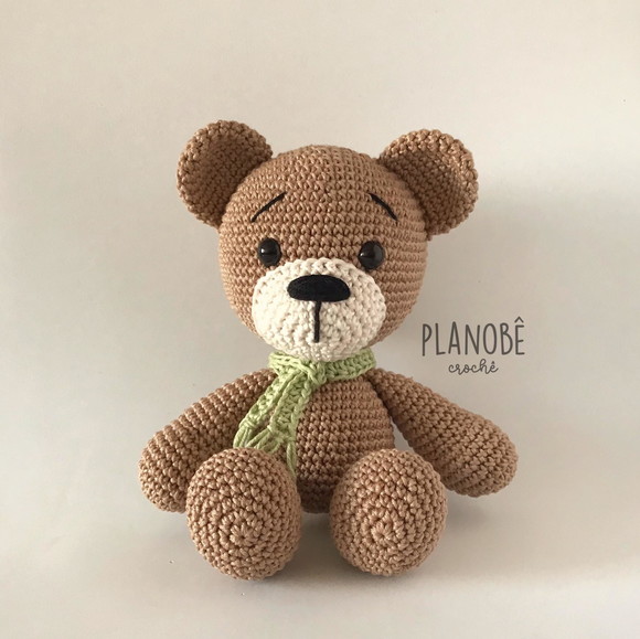 Ursinho Teddy Baby Amigurumi Crochê