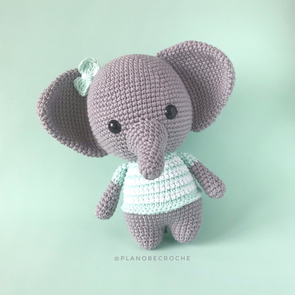 Elefante Amigurumi - Imagem 3