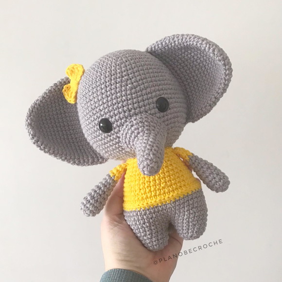 Elefante Amigurumi - Imagem 4