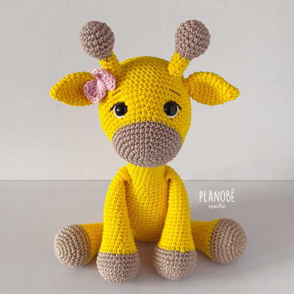 Girafa Gigi Amigurumi Crochê - Imagem 3