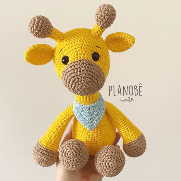 Girafa Gigi Amigurumi Crochê