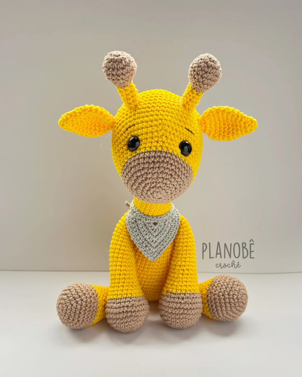 Girafa Gigi Amigurumi Crochê - Imagem 6