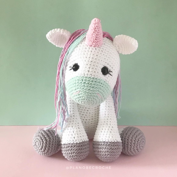 Unicórnio Candy Amigurumi - Imagem 4