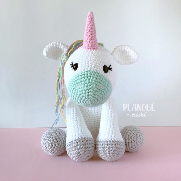 Unicórnio Candy Amigurumi