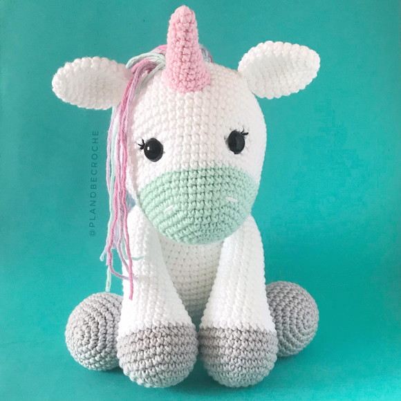 Unicórnio Candy Amigurumi - Imagem 2