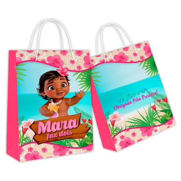 30 Sacolinha Surpresa Moana Baby 2- Pegue e Monte
