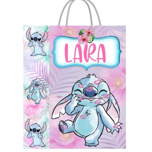 30 Sacolinha Surpresa Stitch- Pegue e Monte