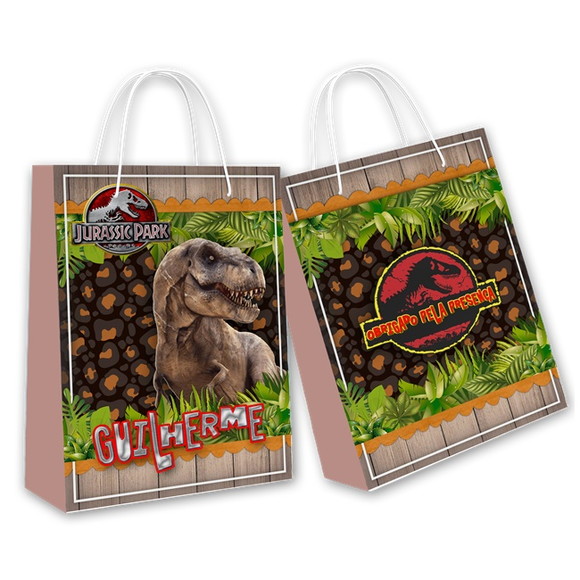 Kit 30 Sacolinha Surpresa - Jurassic Park 1