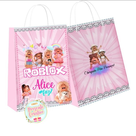 Kit 30 Sacolinha Surpresa - Roblox Menina 2
