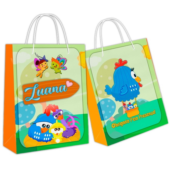 Kit 30 Sacolinha Surpresa - Galinha Pintadinha 4