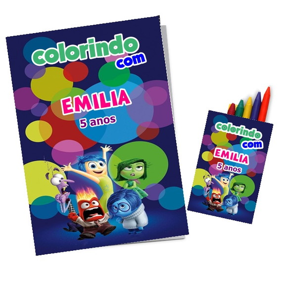 Kit 20 Mini Revista de Colorir - Divertidamente