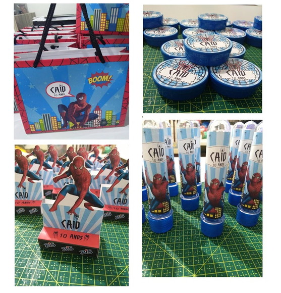 Kit Festa 40 Itens - Homem Aranha