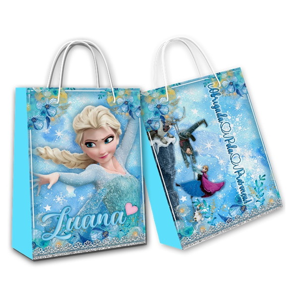 Kit 30 Sacolinha Surpresa - Frozen 4- Pegue e Monte