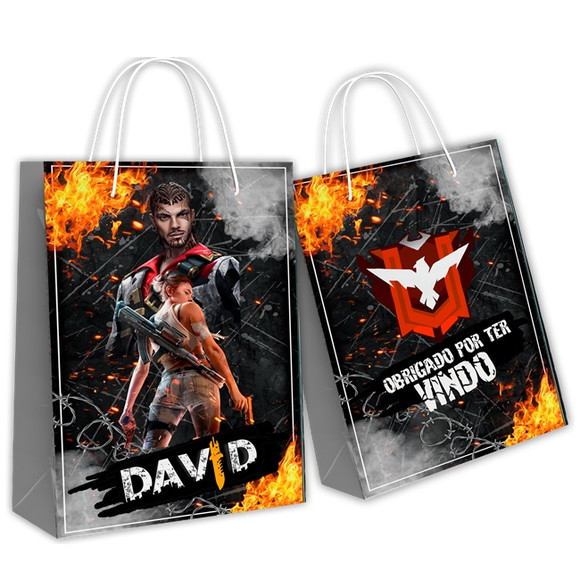 Kit 30 Sacolinha Surpresa - Free Fire