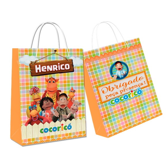 Kit 30 Sacolinha Surpresa - Cocoricó