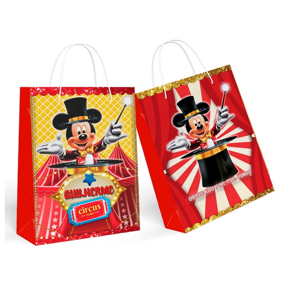 Kit 30 Sacolinha Surpresa - Circo do Mickey