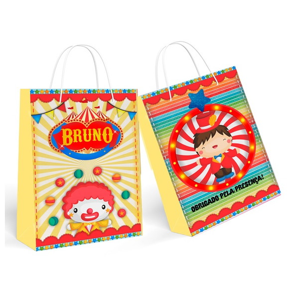 Kit 30 Sacolinha Surpresa - Circo 2