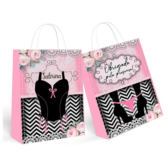 Kit 30 Sacolinha Surpresa - Chá de Lingerie