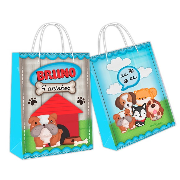 Kit 30 Sacolinha Surpresa - Cachorrinhos