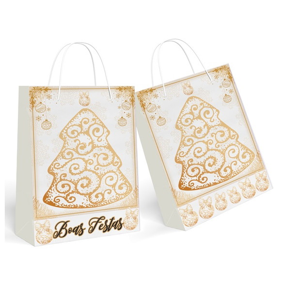 Kit 30 Sacolinha Surpresa - Boas Festas
