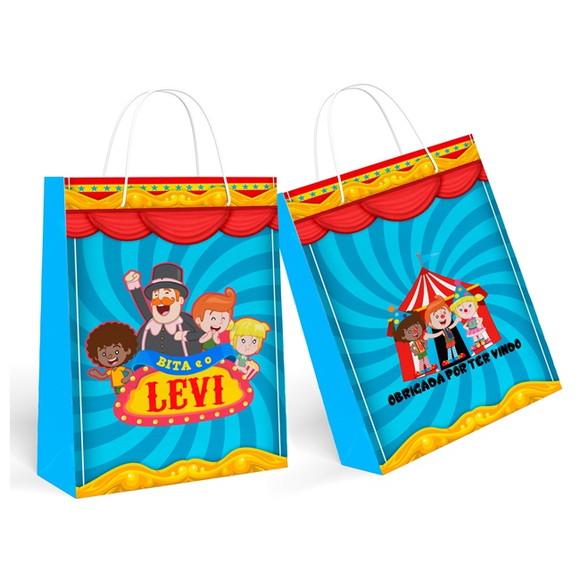 Kit 30 Sacolinha Surpresa - Mundo Bita Circo