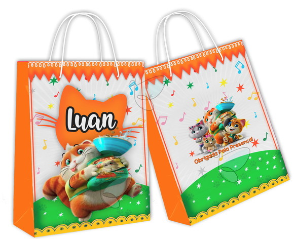 Kit 30 - Sacolinha Surpresa - Gatos