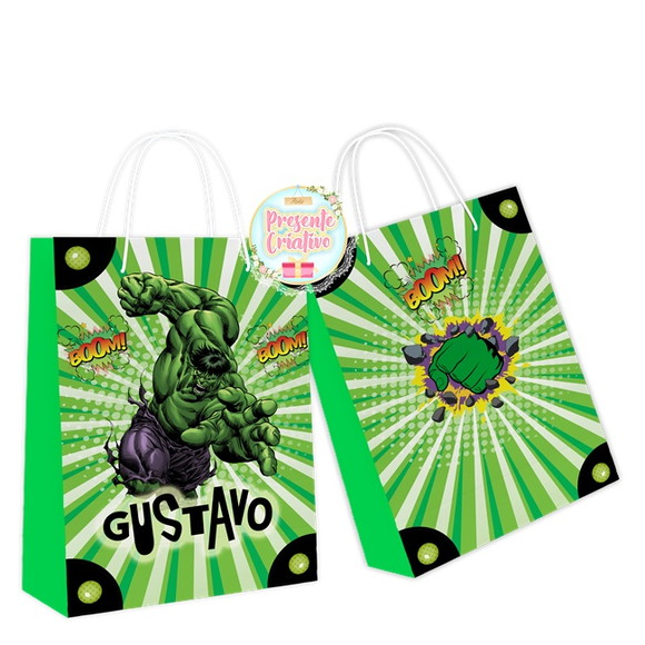 Kit 30 - Sacolinha Surpresa Hulk