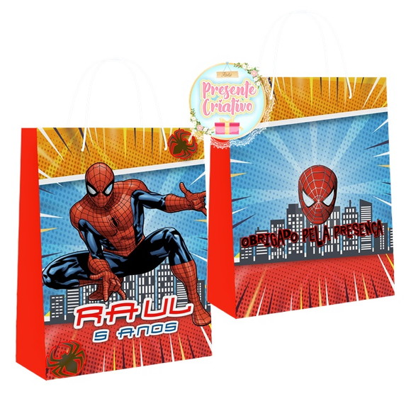 Kit 30 - Sacolinha Surpresa Homem Aranha5