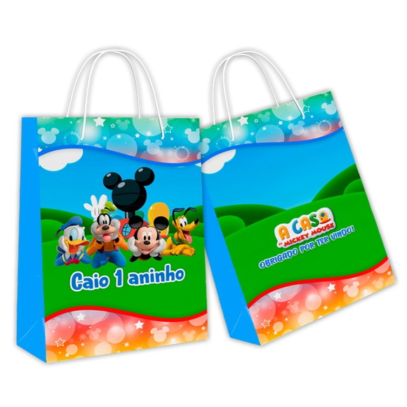 Kit 30 Sacolinha Surpresa a Casa do Mickey