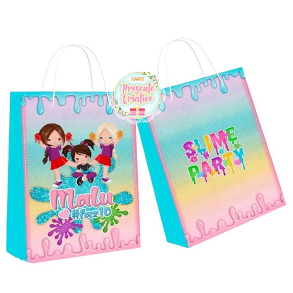 Kit 30 - Sacolinha Surpresa Slime
