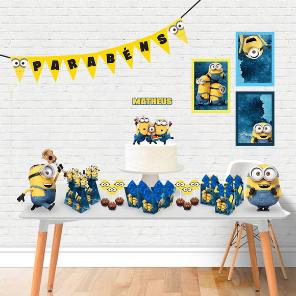 Kit Só Um Bolinho- Tema Minions