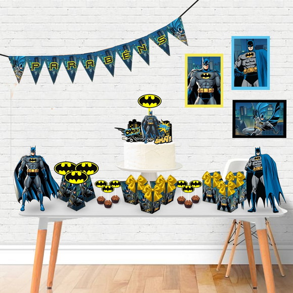 Kit Só Um Bolinho- Tema Batman Adulto