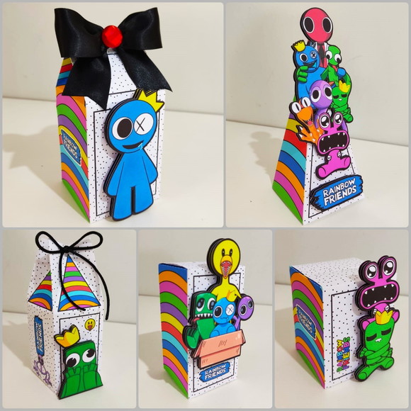 Kit 50 Caixas - Rainbow Friends