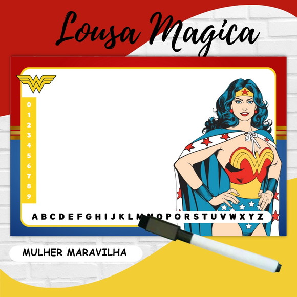 Lousa Mágica - Mulher Maravilha