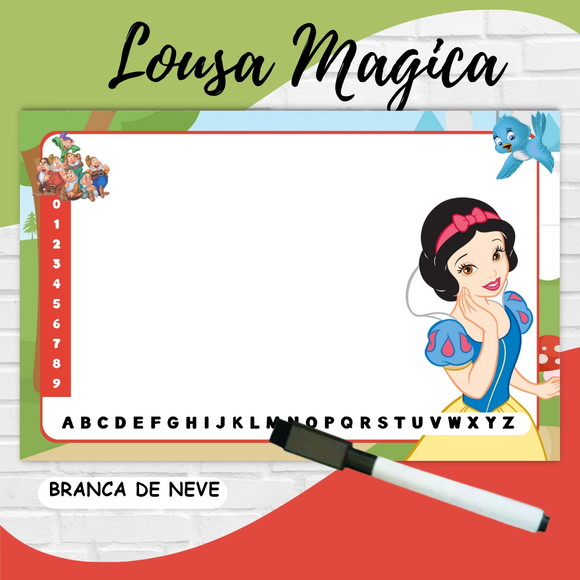 Lousa Mágica - Branca de Neve