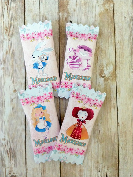 Balas Personalizadas - Alice no Pais das Maravilhas