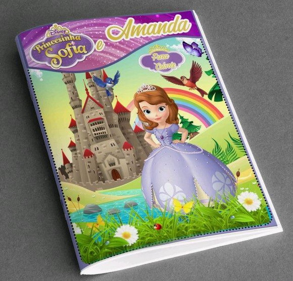 Revistinha de colorir ( Não acompanha GIZ de CERA)