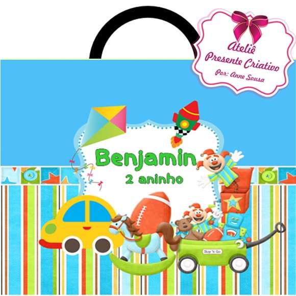 Sacolinha Surpresa Tema Brinquedo