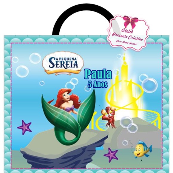 Sacolinha Surpresa Pequena Sereia