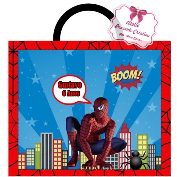 Kit 30 Sacolinha Surpresa Homen Aranha