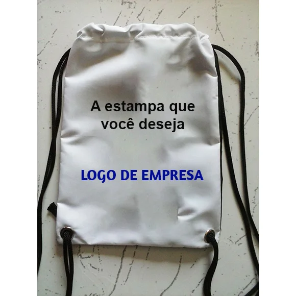 Mochila saco Sacochila Mochilinha Personalizada - Imagem 2