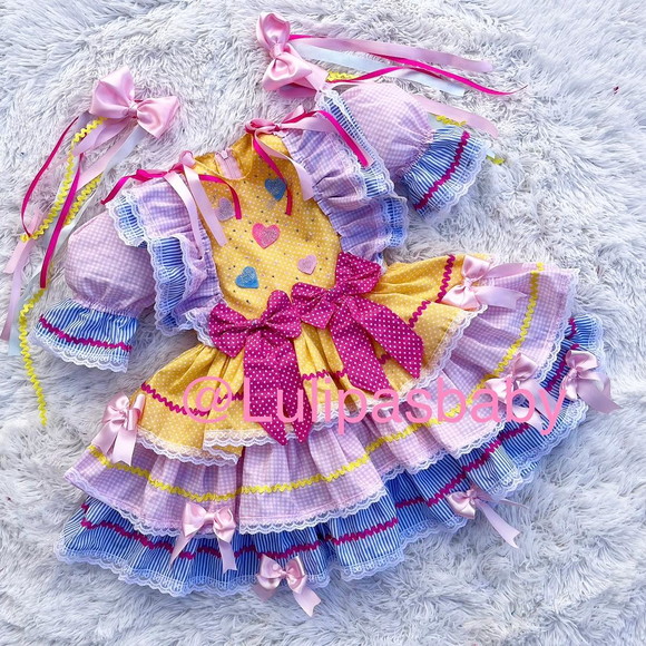 Vestido Junino Caipira Infantil Candy Color