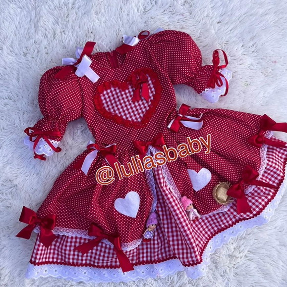 Vestido Junino Caipira Infantil