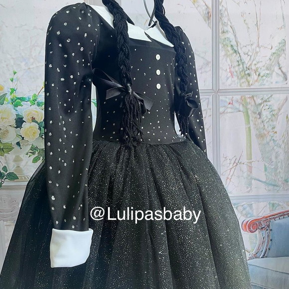 Wandinha Vestido Infantil