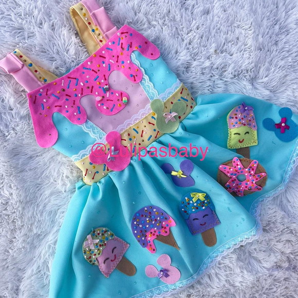 Vestido Minnie Confeitaria Minnie Guloseimas