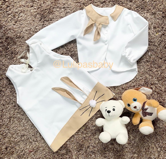 Roupa coelhinha infantil
