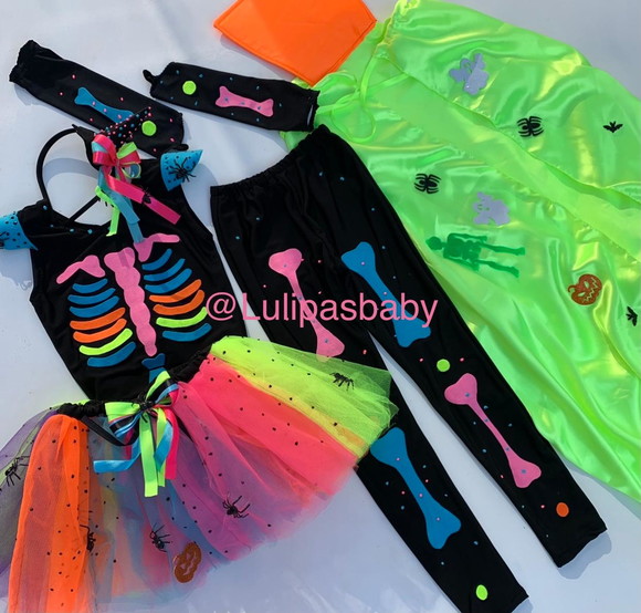 Esqueleto Neon Halloween