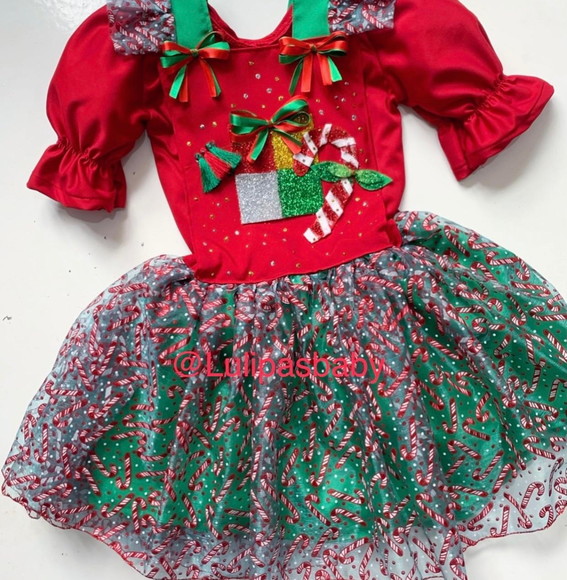 Vestido de natal menina