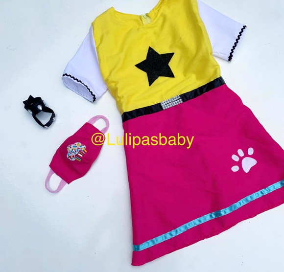Fantasia roupa pk xd update girl