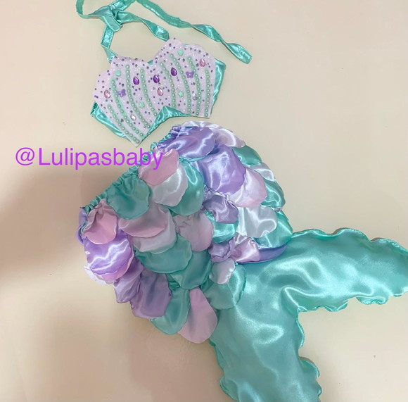 Conjunto sereia infantil